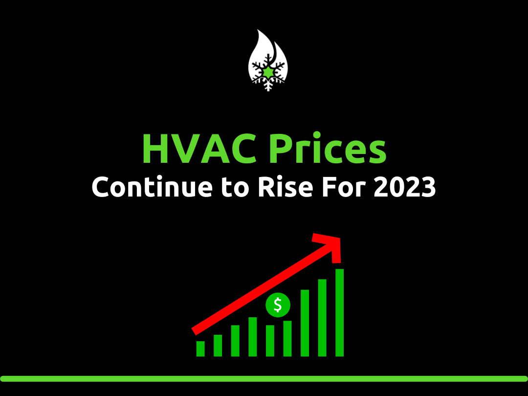 HVAC prices will continue to rise in 2023.